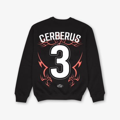 Cerberus Keeper Society Front Print And Back Print Sweatshirt