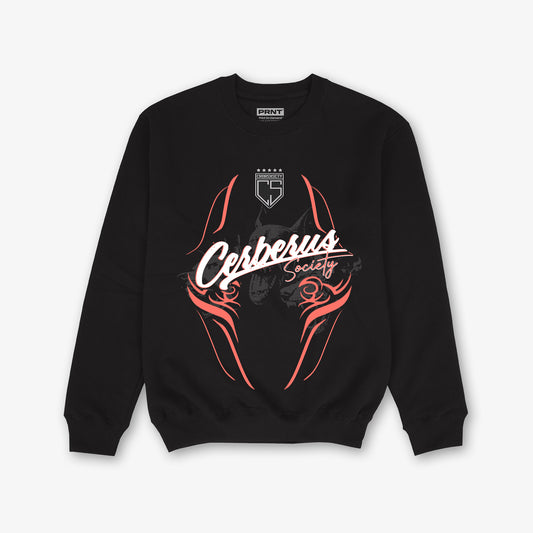 Cerberus Keeper Society Front Print And Back Print Sweatshirt