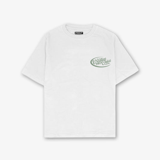 Creative Juice Front Print And Back Print Oversized T-Shirt
