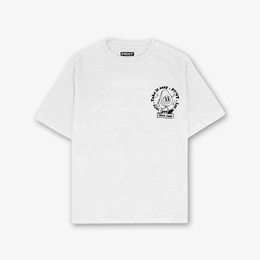 Chilled As Pho Front Print And Back Print Relaxed T-Shirt