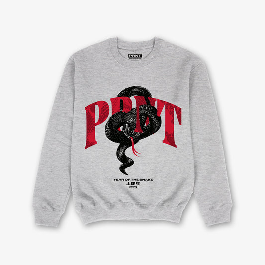 Prnt Snake Front Print Sweatshirt