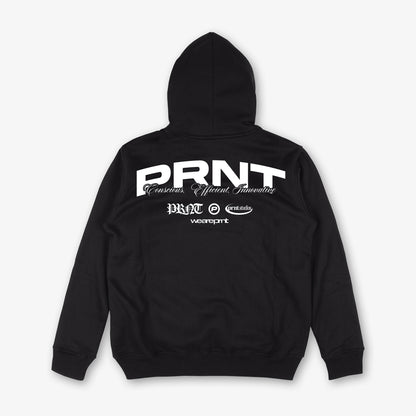 Conscious Front Print And Back Print Hood