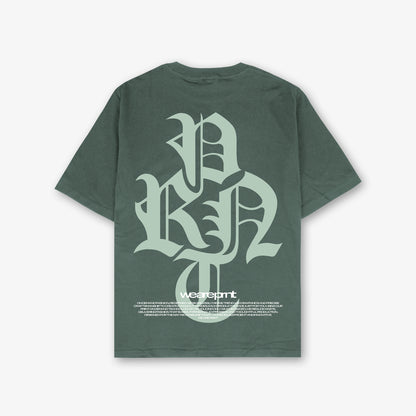 Prnt Green Front Print And Back Print