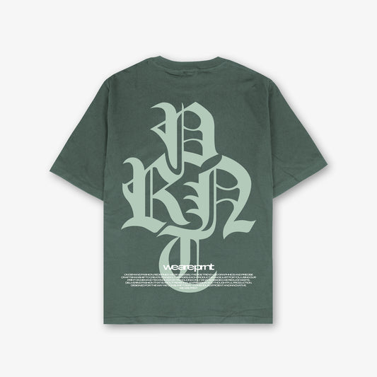 Prnt Green Front Print And Back Print