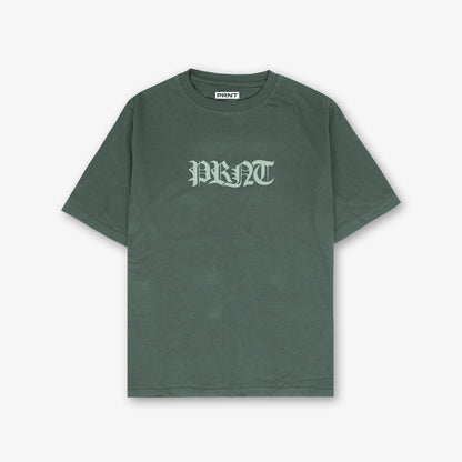 Prnt Green Front Print And Back Print