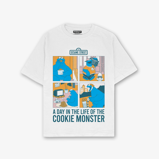 Cookie Monster Day In The Life T-Shirt