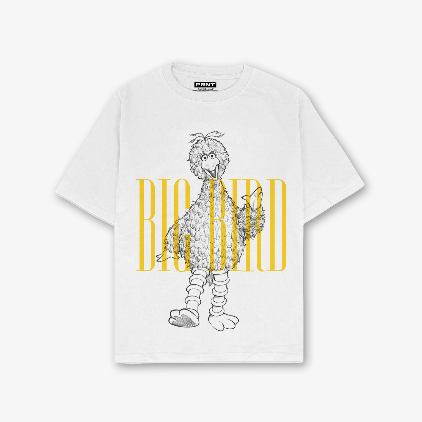 Big Bird Sketch T-Shirt In White