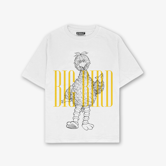 Big Bird Sketch T-Shirt In White