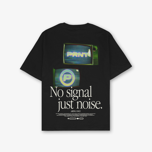 No Signal Oversize T-Shirt In Black