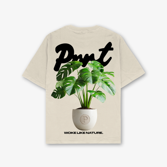 Woke Like Nature T-Shirt In Sand