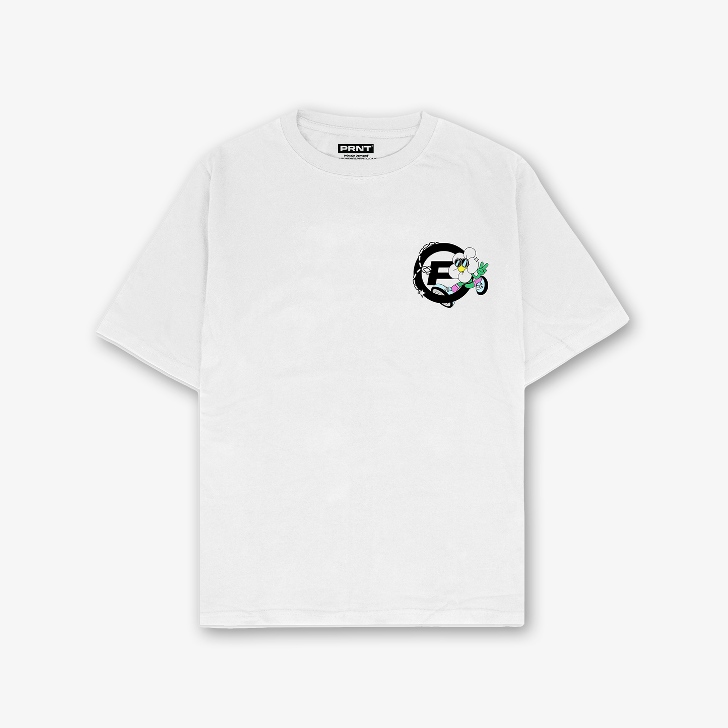 Bloomed Mascot T-Shirt In White