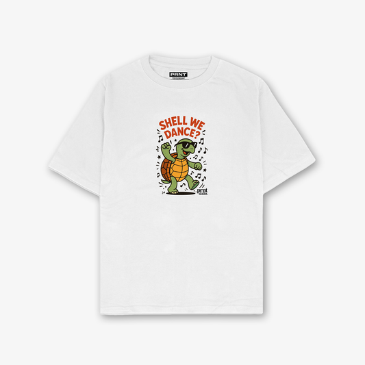 Shell We Dance T-Shirt In White
