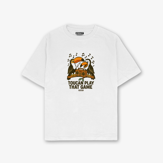 Toucan Play That Game T-Shirt In White