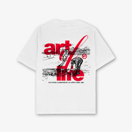 Van Gogh Gardener T-Shirt In White