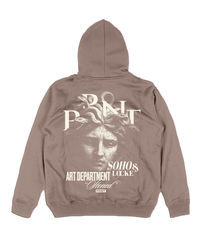 Medusa Brown Relaxed Hoody
