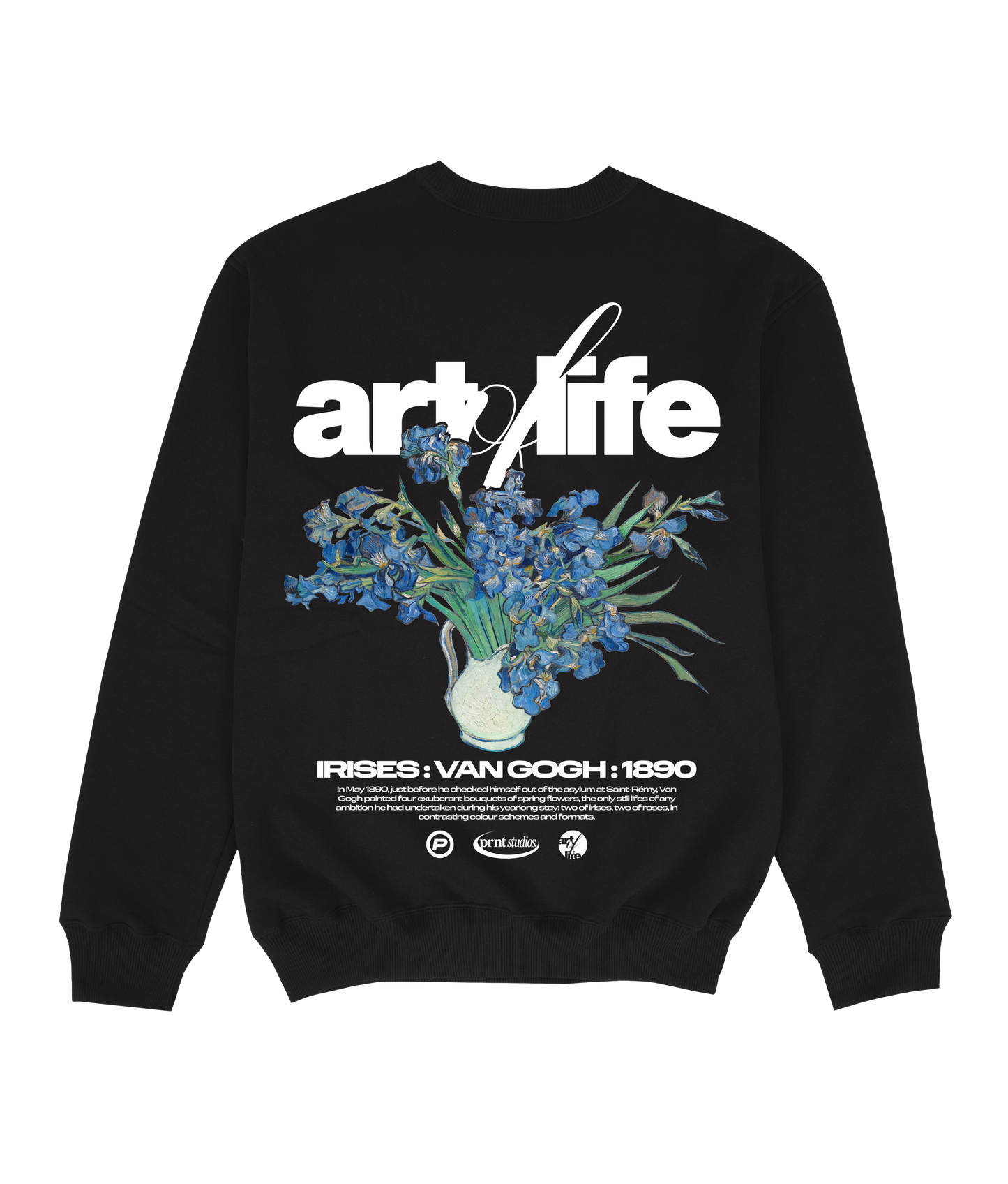 Van Gogh Irises Sweatshirt