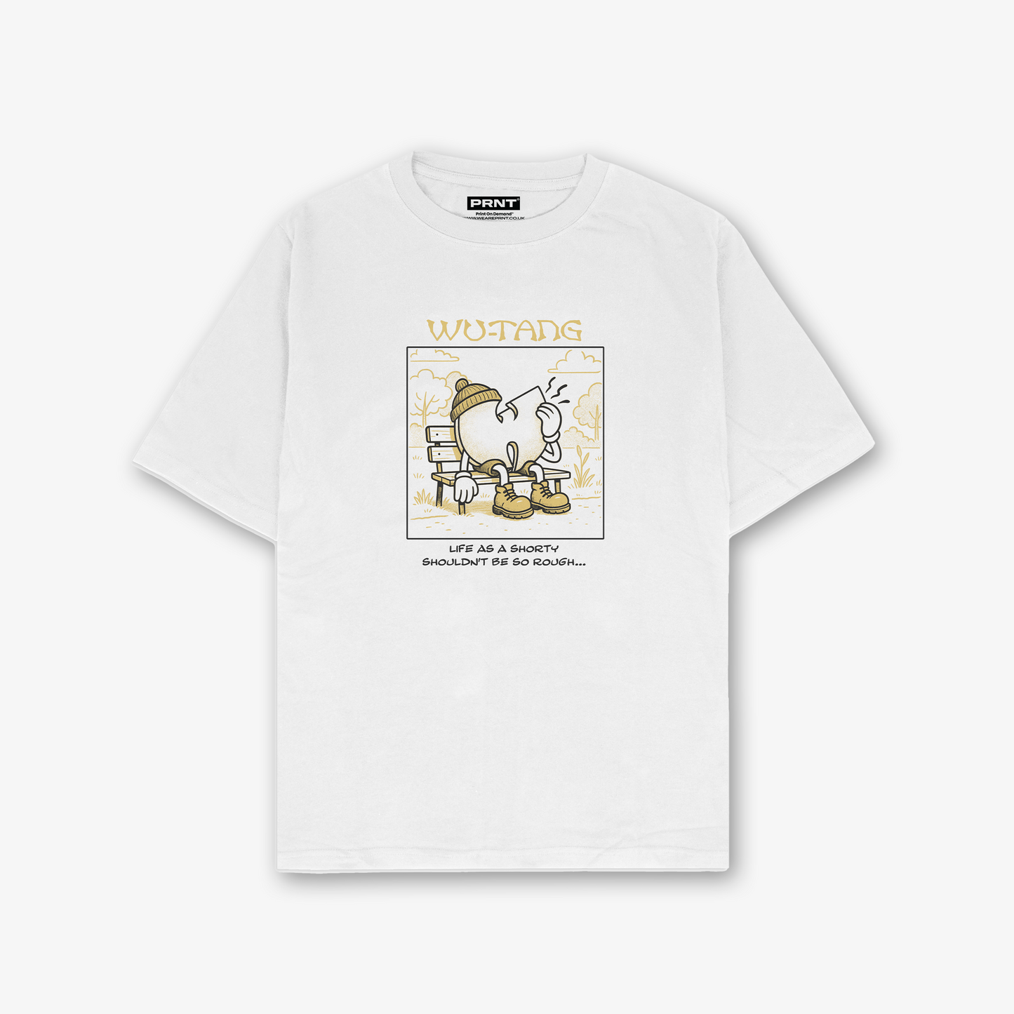 Wu-Tang Rough Cartoon Relaxed Fit T-Shirt
