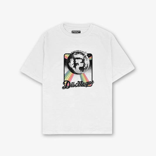 Discoteque Graphic T Shirt Front Print