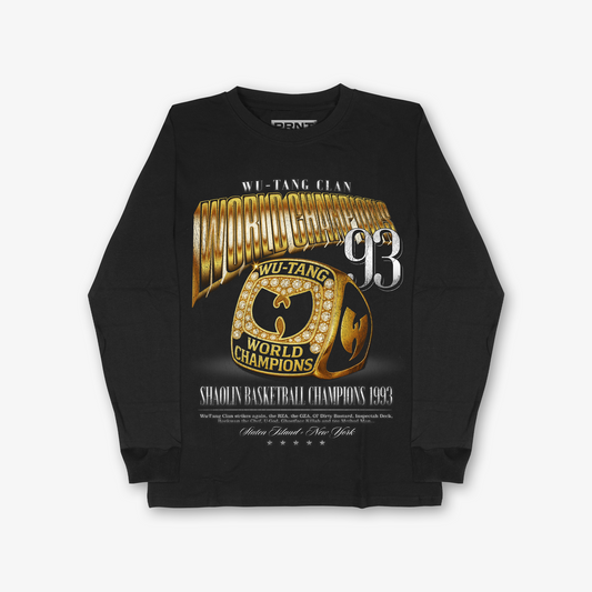 Wu-Tang Ring Long Sleeve Relaxed Fit T-Shirt