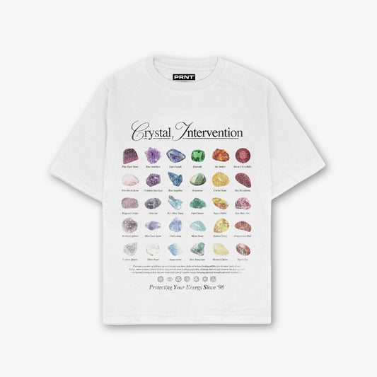 Crystal Intervention Graphic T Shirt Front Print