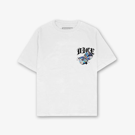 Spin The Wheel Front And Back Print Relaxed T-Shirt